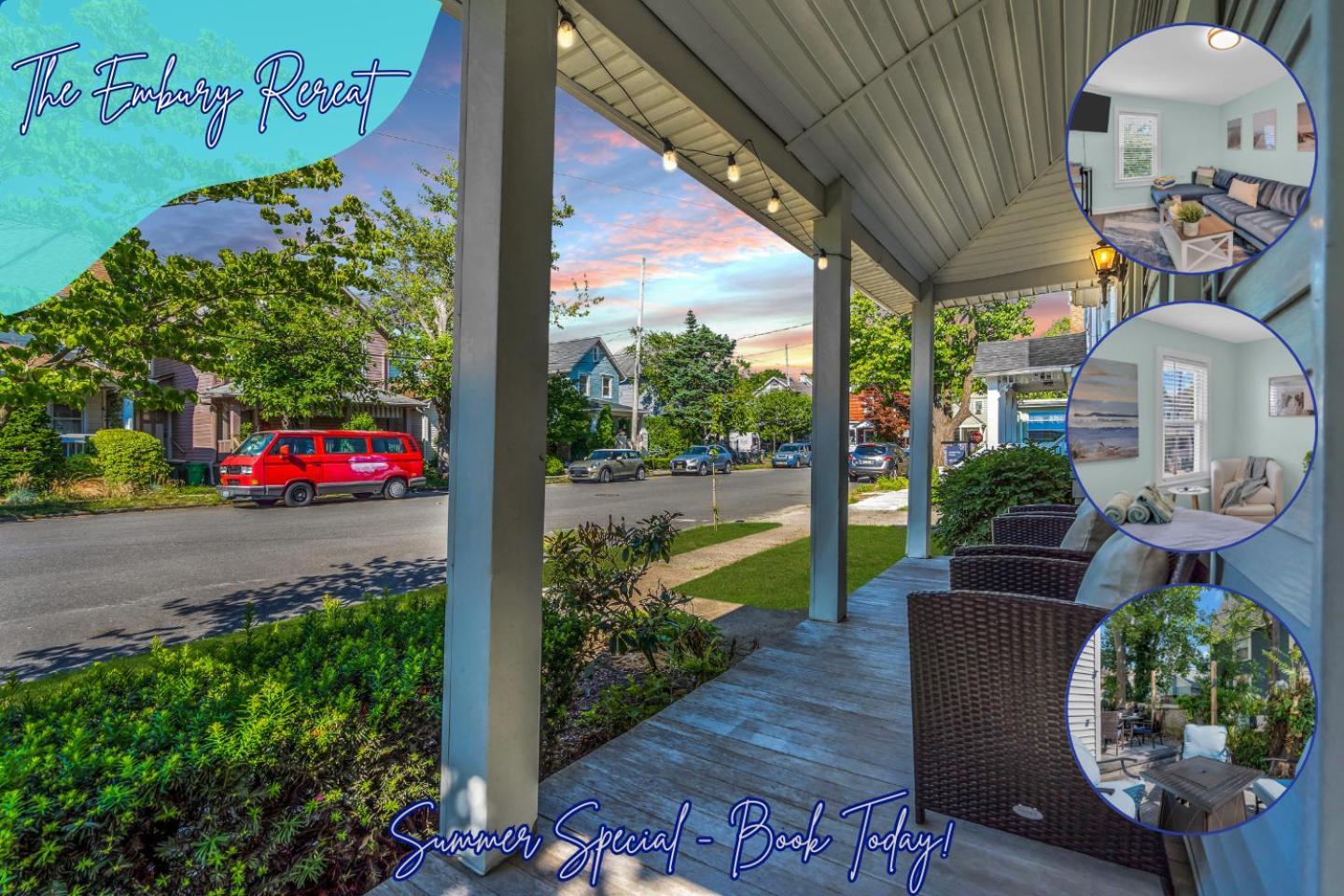 6-Min Walk To Asbury Park & Og Main St - Updated & Cozy Apartment In Historic Ocean Grove - Fire Pit & Patio - Fast Wi-Fi Zewnętrze zdjęcie